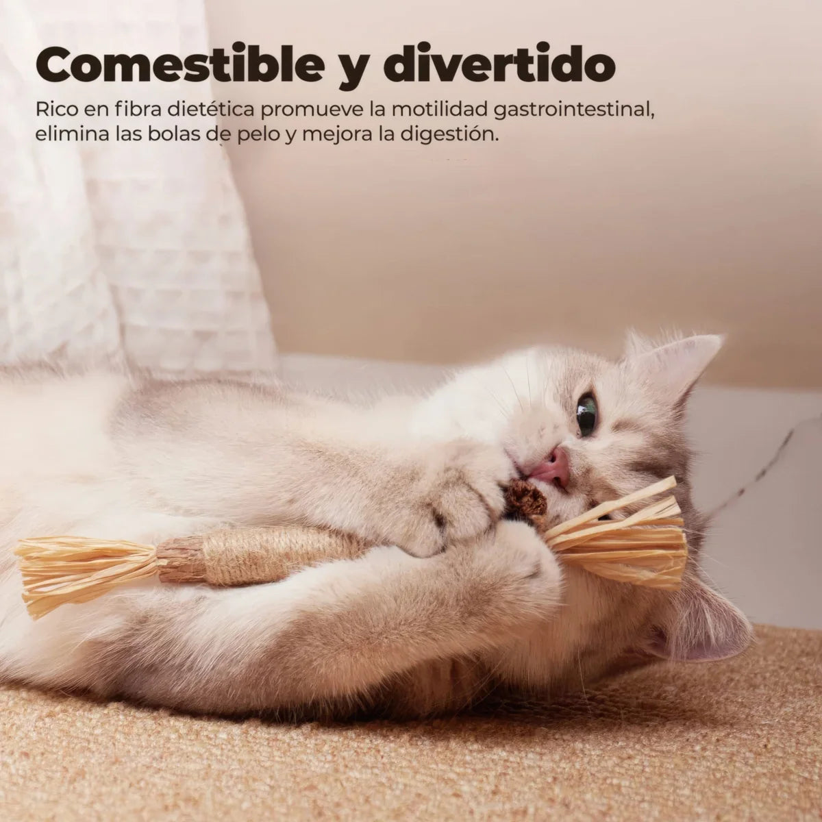 GatoMastic - El juguete masticable para gatos 100% Natural