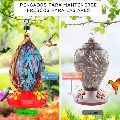 ColorBloom: Comedero para Colibríes