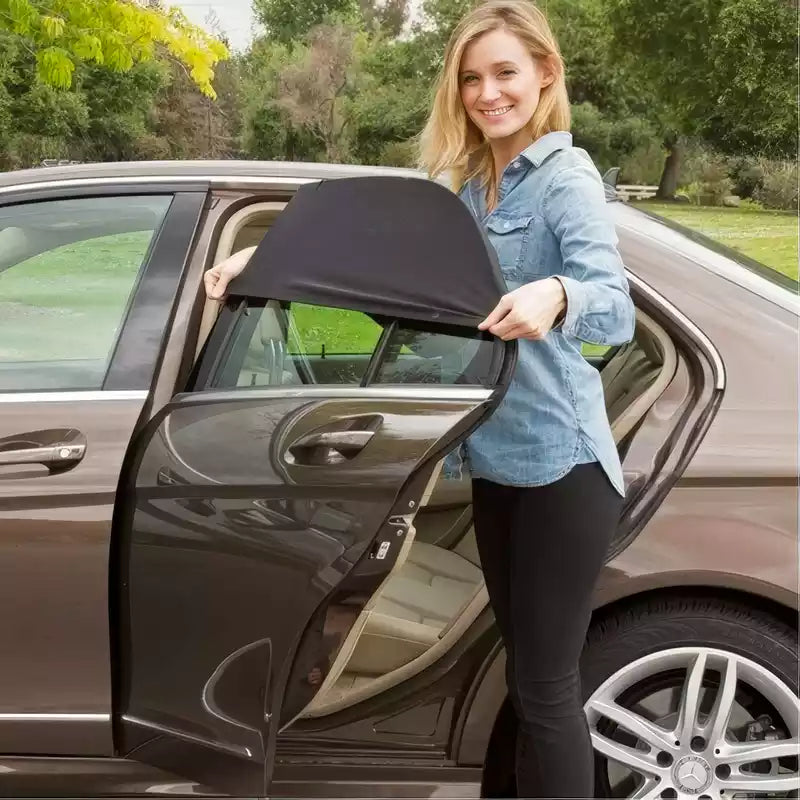 CoolShade: 4 Pantallas Universales para Ventanas de Coche