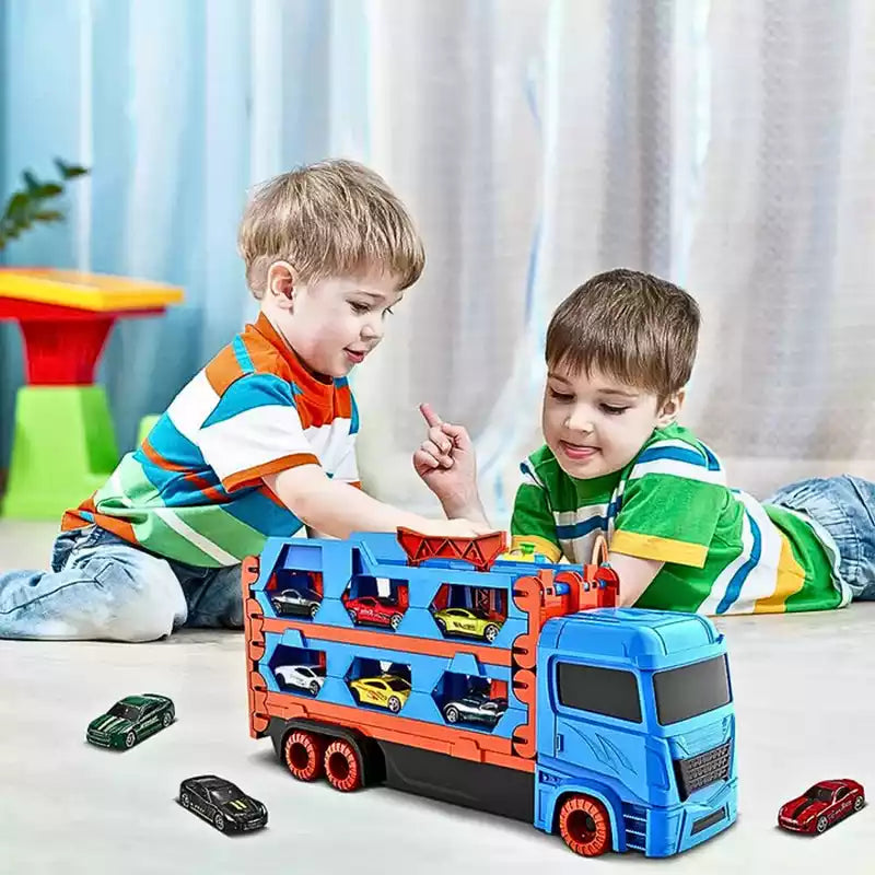 TurboTruck: Camión Teledirigido para Niños con 6 carros