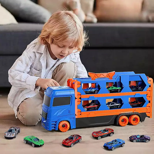 TurboTruck: Camión Teledirigido para Niños con 6 carros